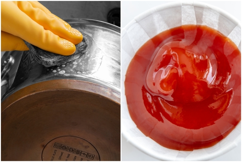 Nettoyez l’argenterie avec du ketchup | Shutterstock & Getty Images Photo by Roberto Machado Noa