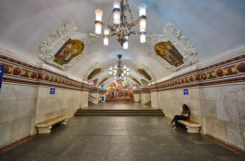 El elegante sistema de metro | Alamy Stock Photo