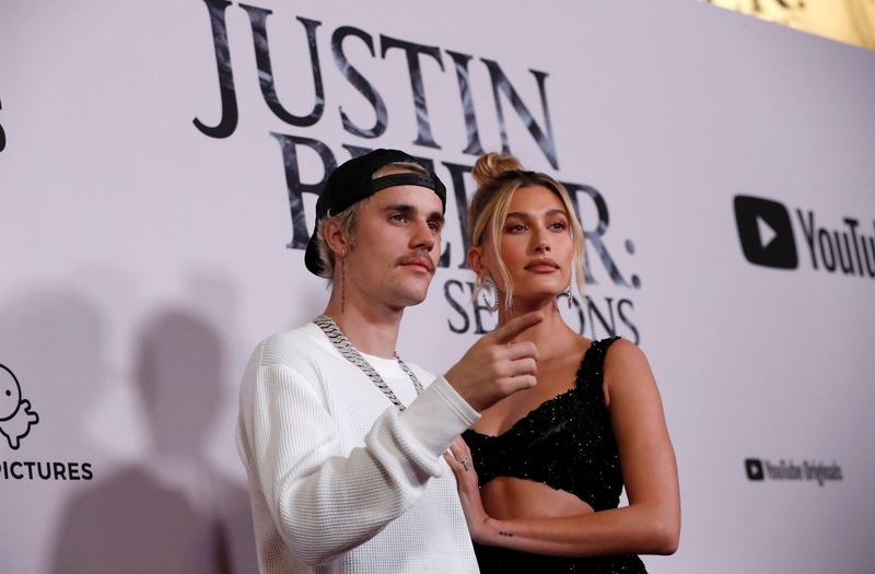 Justin Bieber and Hailey Baldwin | Alamy Stock Photo