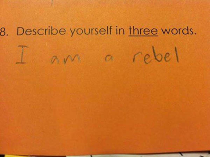 A Rebel Without A Cause | Imgur.com/JKk5iGb