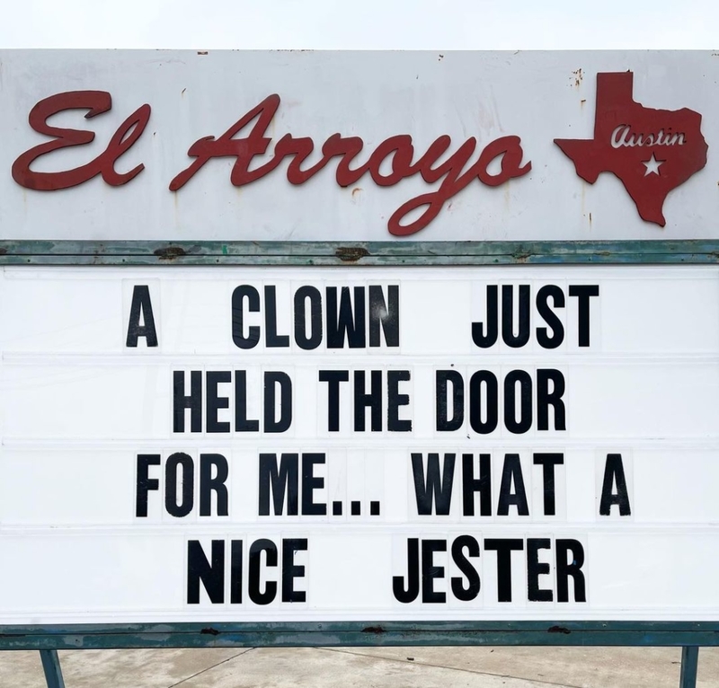 Gotta Love A Clown Pun | Instagram/@elarroyo_atx