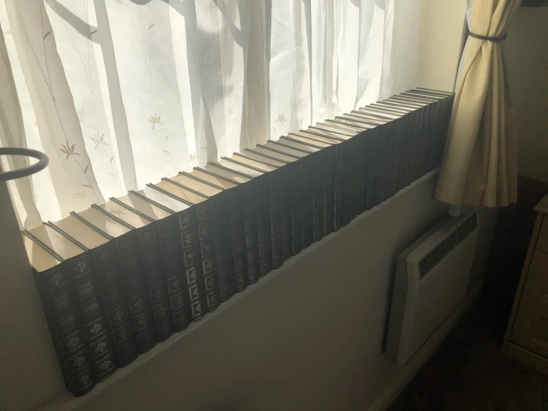 How Many Charles Dickens Books Does It Take to Fill a Sill? | Reddit.com/BristolEngland