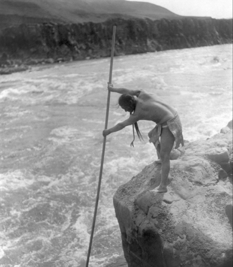 Salmón de Wishram | Alamy Stock Photo by Edward S. Curtis