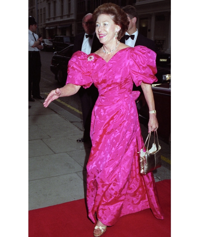 Princess Margaret in Magenta | Getty Images Photo by Tom Wargacki/WireImage