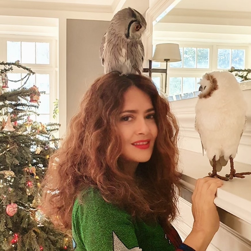 Aves de pluma ... | Instagram/@salmahayek