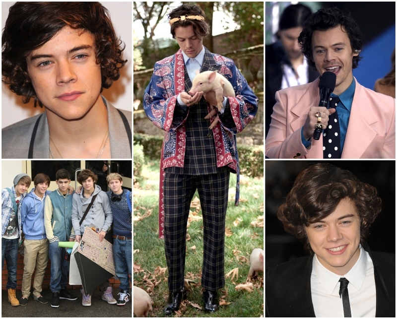 Nunca pasa de moda: La vida salvaje y extravagante de Harry Styles | Alamy Stock Photo