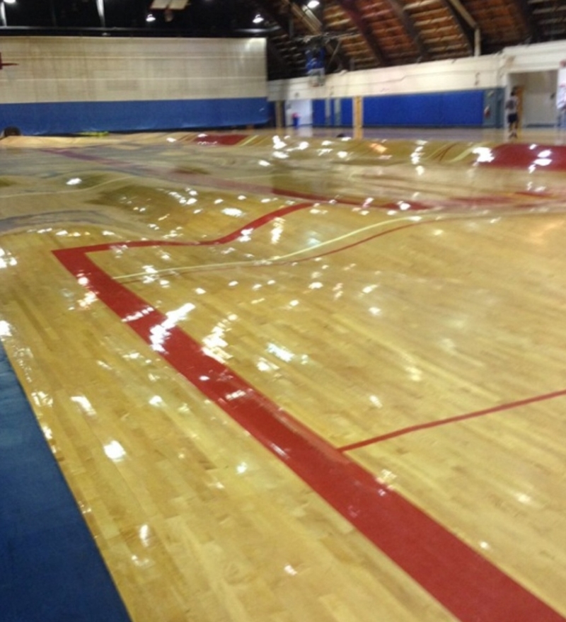 What if the Pipes Under a Basketball Court Burst? | Imgur.com/YOa4aUN