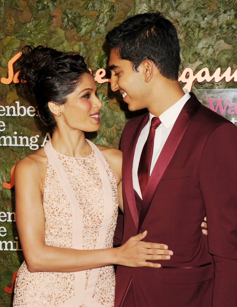 Dev Patel & Freida Pinto | Getty Images/Photo by Jeffrey Mayer/WireImage