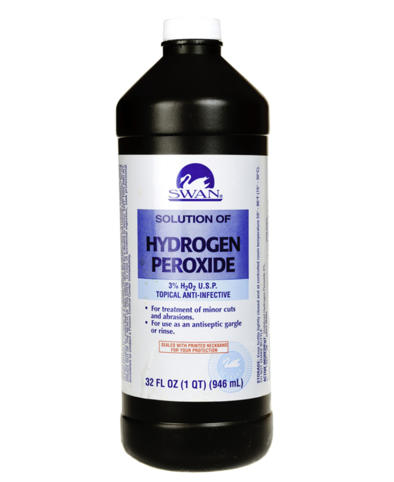 El peróxido de hidrógeno puede limpiar las manchas | Shutterstock