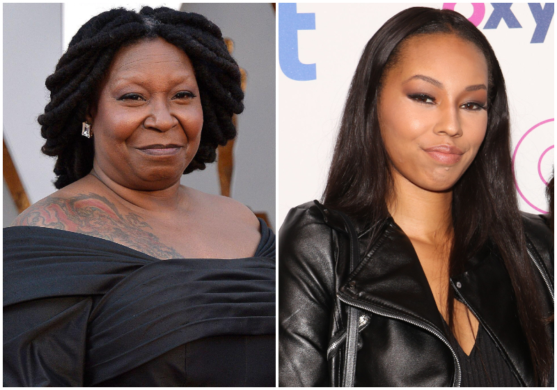 Amarah Skye: neta de Whoopi Goldberg | Alamy Stock Photo by Lionel Hahn/ABACAPRESS.COM & Getty Images Photo by Janette Pellegrini/WireImage