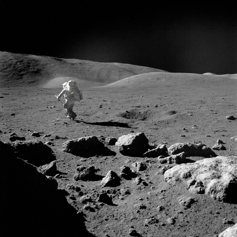 Aterrizaje en la Luna en 1972 | Alamy Stock Photo by Photo Researchers/Science History Images 