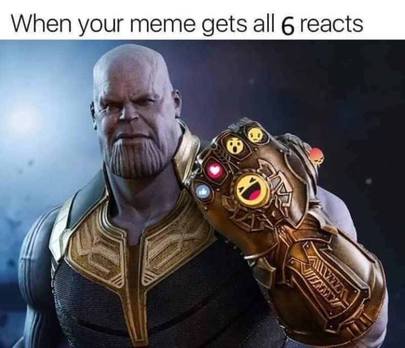 Finally, I Have Them All | Facebook/@JustMarvelMemes