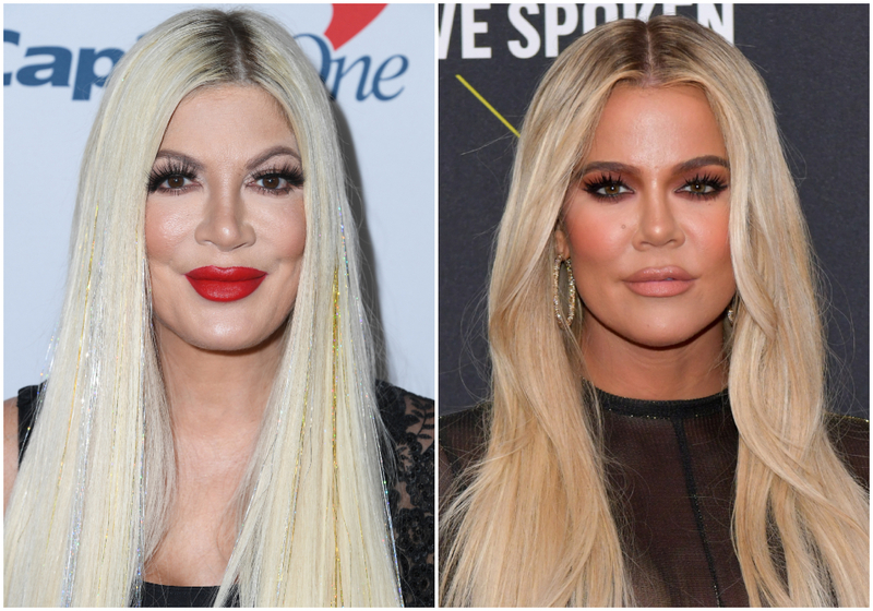 Tori Spelling and Khloe Kardashian | Getty Images Photo by Steve Granitz/FilmMagic & Rodin Eckenroth/WireImage