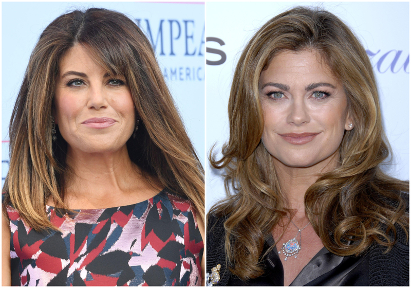 Monica Lewinsky and Kathy Ireland | Alamy Stock Photo by Sthanlee B. Mirador/Sipa USA/Alamy Live News & AFF/Tammie Arroyo