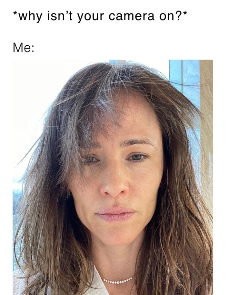 Jennifer Garner crea el meme para los malos días de pelo | Instagram/@jennifer.garner