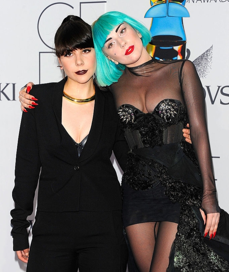 Lady Gaga (Stefani Joanne Angelina Germanotta) mit ihrer Schwester Natali Germanotta | Getty Images Photo by Andrew H. Walker