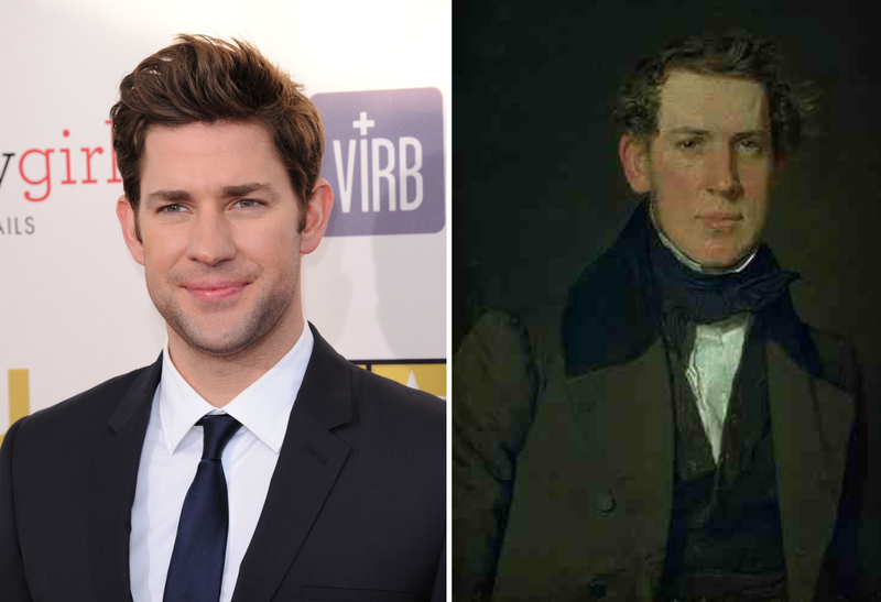 John Krasinski and Carl Adolf Feilberg | DFree/Shutterstock & Alamy Stock Photo by Art Collection 2