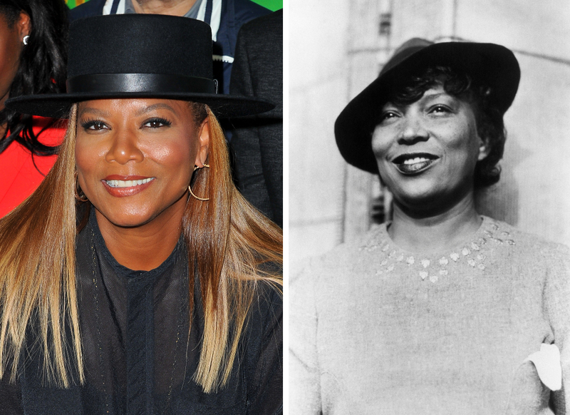 Queen Latifah and Zora Neale Hurston | Getty Images Photo by Allen Berezovsky/WireImage & Historical/CORBIS