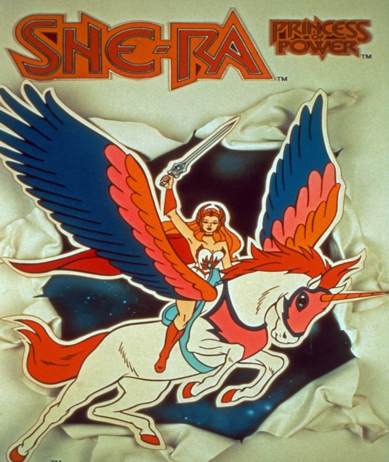 She-Ra, die Rebellen-Prinzessinen und ihr Pferd Swift Wind | Alamy Stock Photo by United Archives GmbH/IFTN