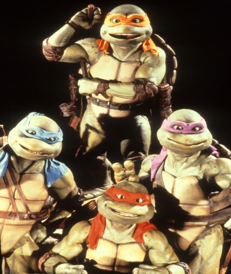 TMNT 1980er Actionfiguren | Alamy Stock Photo by Ronald Grant/GOLDEN HARVEST CO/NEW LINE CINEMA