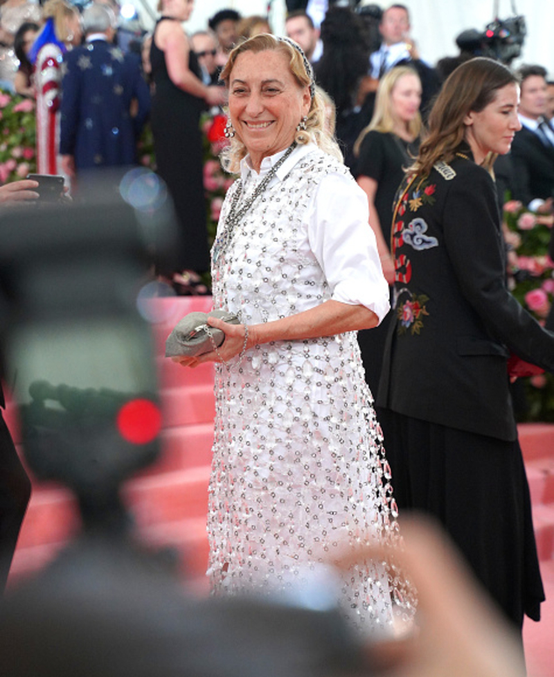 Miuccia Prada | Getty Images Photo by Sean Zanni/Patrick McMullan