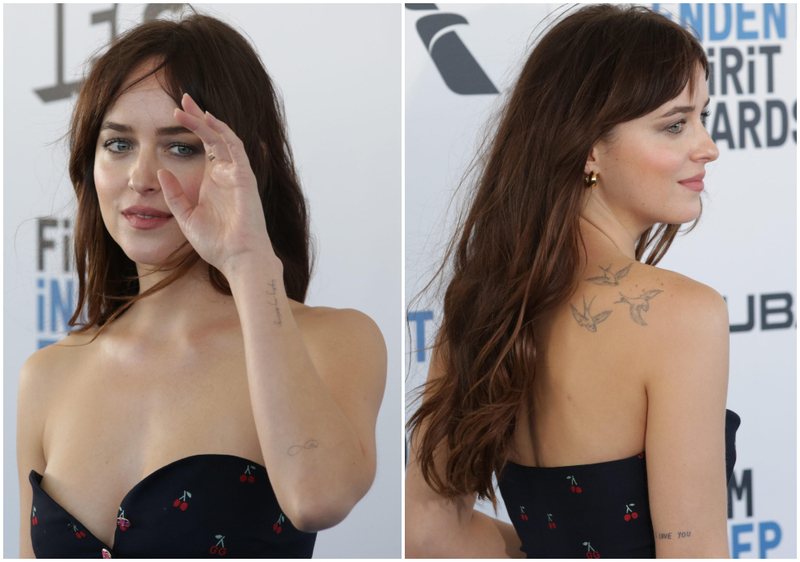 Dakota Johnson Has Chris Martin Inked on Her | Alamy Stock Photo by Brian To/WENN Rights Ltd 