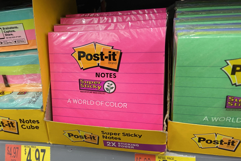 Fabricado en EE.UU.: Notas Post-It | Getty Images Photo by Scott Olson