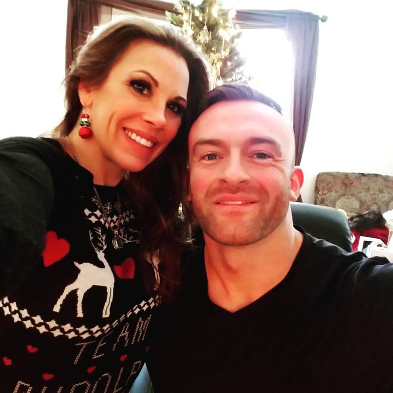 Mickie James and Nick Aldis | Instagram/@nickaldis