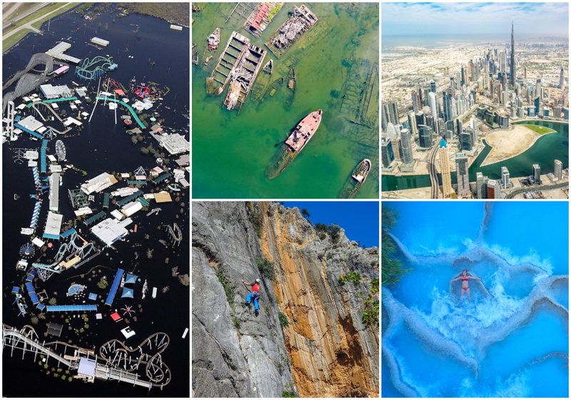 As Fotos Mais Surpreendentes Tiradas Por Drones | Getty Images Photo by DAVID J. PHILLIP/AFP & Alamy Stock Photo by Felix Lipov & Chris Craggs & Delphotos & Shutterstock Photo by aaltair