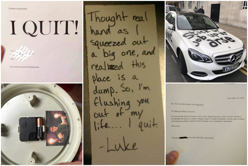 Hilarious Resignation Letters You Must See | Reddit.com/Spliftopnohgih & mofo_taco & its_eh & CaptainCatchem & Sk8rBoi6969