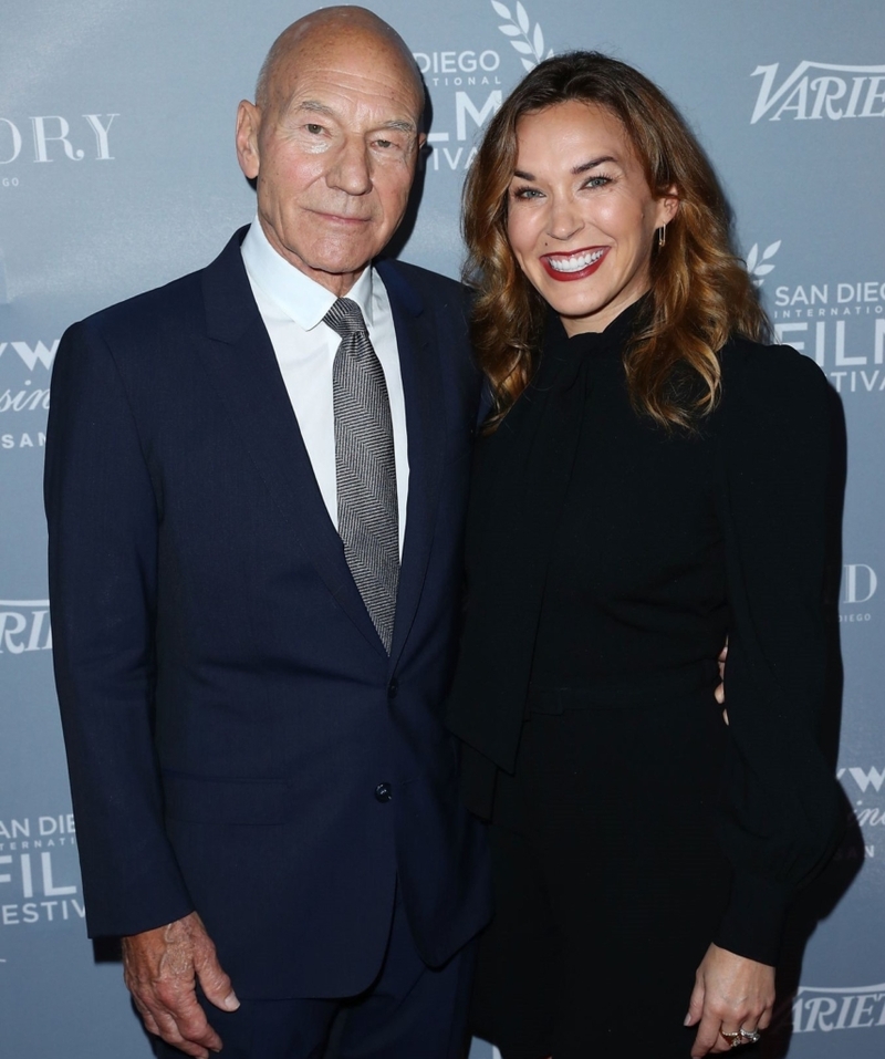 Sir Patrick Stewart und Sunny Ozell – zusammen seit 2013 | Getty Images Photo by Joe Scarnici