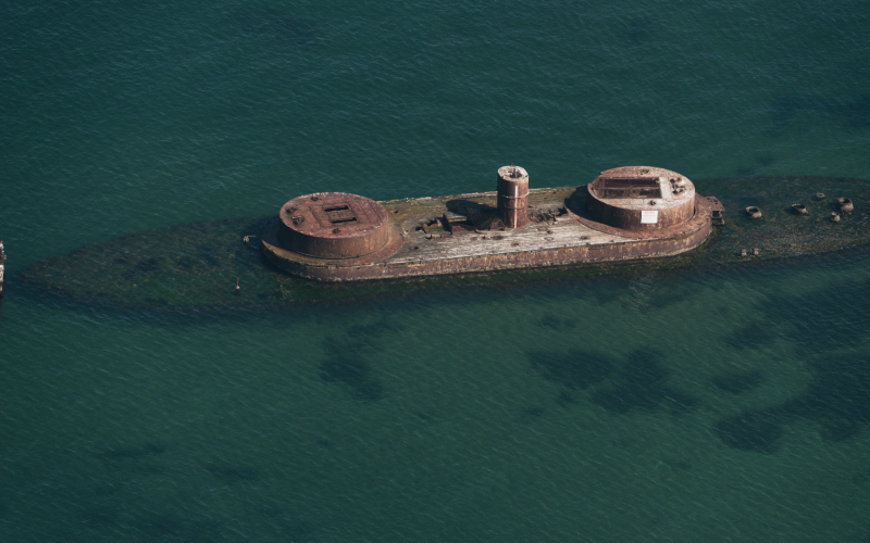 The HMVS Cerberus | Getty Images Photo by Tom Blachford