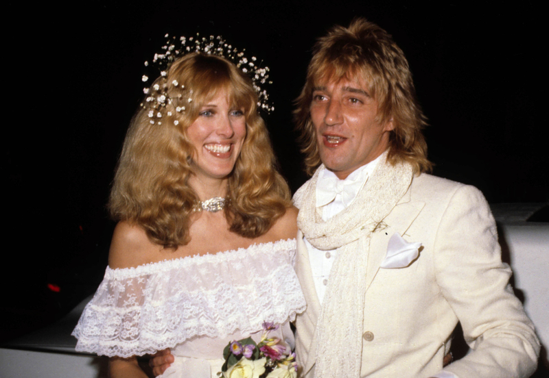 Rod Stewart und Alana Hamilton | Alamy Stock Photo