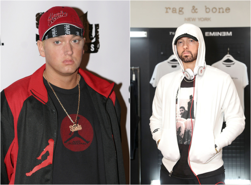 Eminem - 36 Kg | Getty Images Photo by Mychal Watts/WireImage & David M. Benett