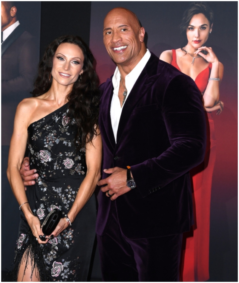 Dwayne Johnson and Lauren Hashian | Getty Images Photo by Steve Granitz/FilmMagic