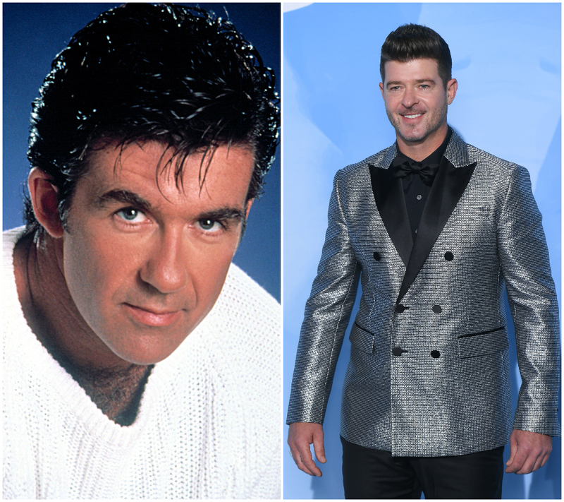 Alan Thicke & Robin Thicke | Alamy Stock Photo & Getty Images Photo by Stephane Cardinale - Corbis