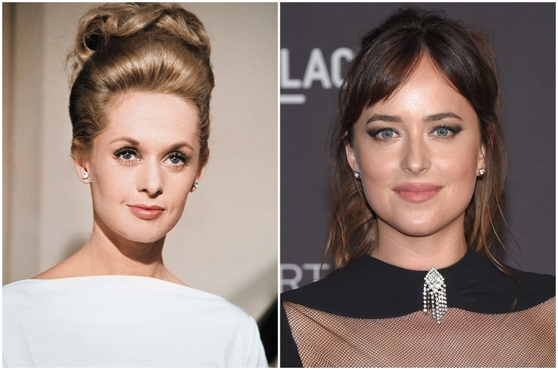 Dakota Johnson: Granddaughter of Tippi Hedren | Alamy Stock Photo & Shutterstock