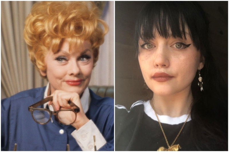 Desiree Anzalone: Granddaughter of Lucille Ball | Alamy Stock Photo & Instagram/@desidoodah