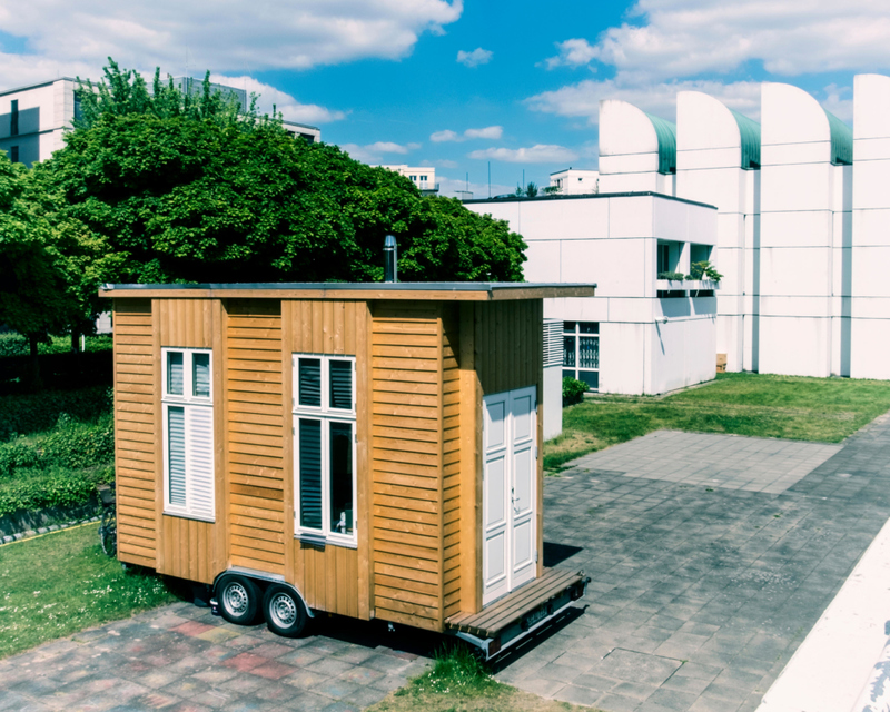 Das Box-Car-Heim | Alamy Stock Photo