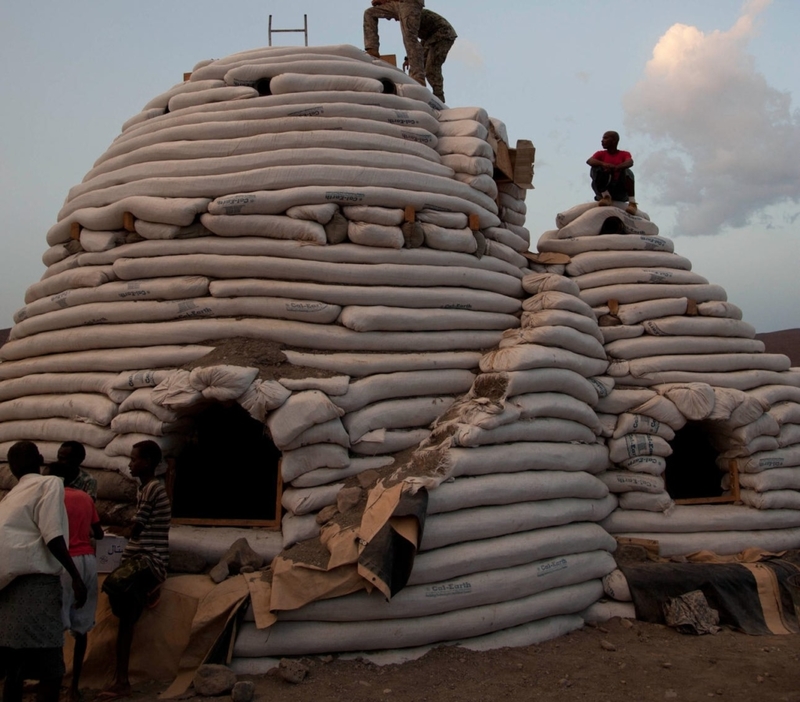 Das Sandsack-Haus | Alamy Stock Photo