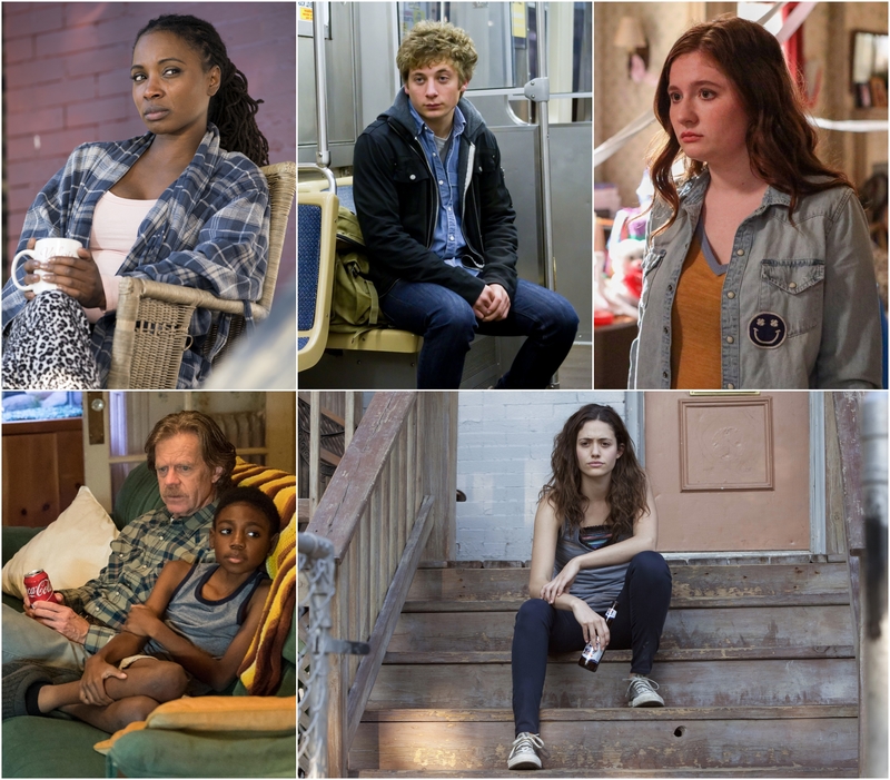 The Cast of Shameless on and Off Screen | MovieStillsDB & Alamy Stock Photo