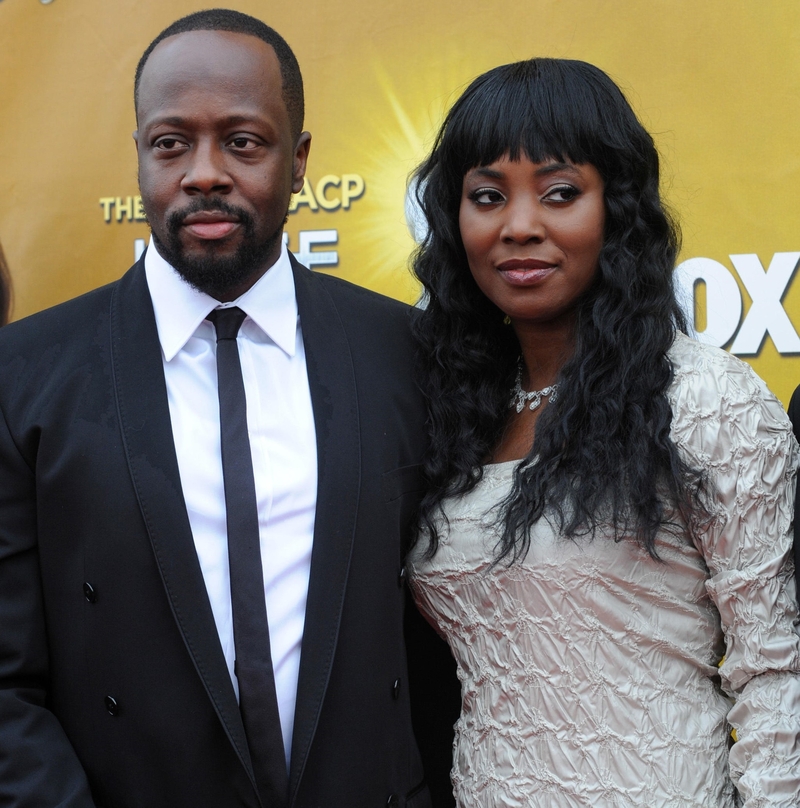 Wyclef Jean and Marie Claudinette | Alamy Stock Photo by UPI/Jim Ruymen