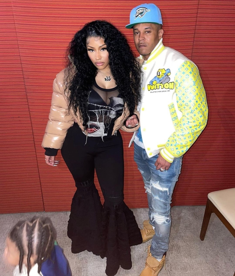 Nicki Minaj and Kenneth Petty | Instagram/@nickiminaj