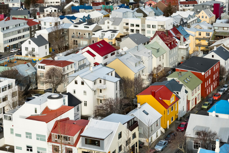 La mayoría de la población vive en Reikiavik | Alamy Stock Photo