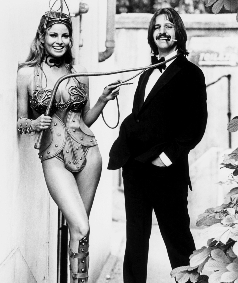 Raquel Welch E Ringo Starr Nas Gravações De 