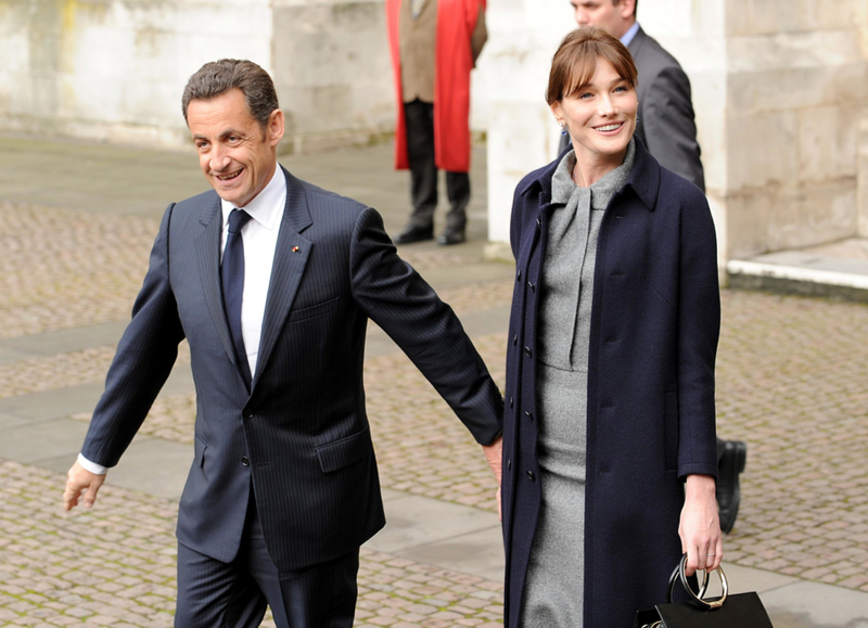 Carla Bruni y Nicolas Sarkozy | Alamy Stock Photo by PA Images / Anthony Devlin