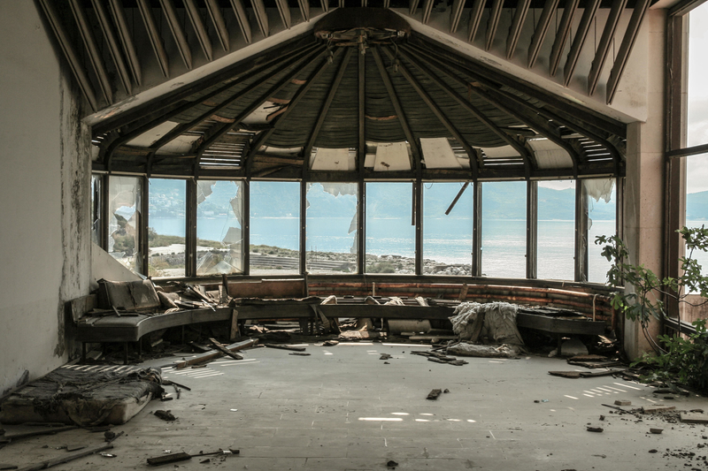 La bahía de hoteles abandonados en Croacia | Alamy Stock Photo by Jerome Cid 