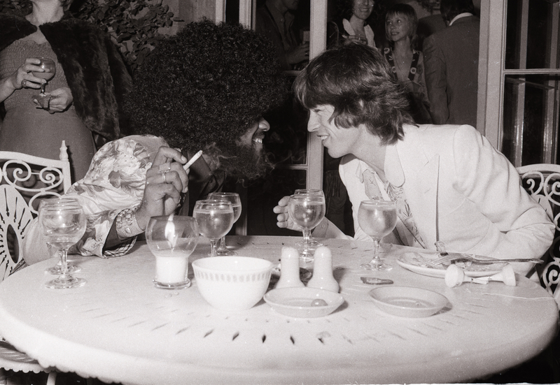 Billy Preston and Mick Jagger Celebrate a Rolling Stones' Album | Getty Images Photo by Michael Putland