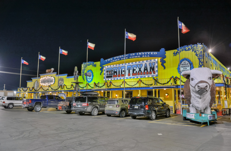 The Big Texan – Amarillo, Texas | Shutterstock