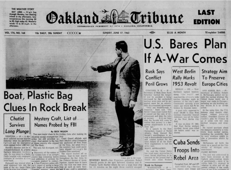 Die Wachen bemerken am nächsten Morgen, dass jemand fehlte | Getty Images Photo by MediaNews Group/Oakland Tribune